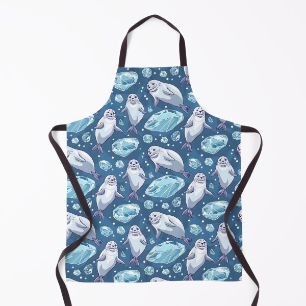 Item preview, Seal Blue Bubbles Pattern designed and sold by palaco210.