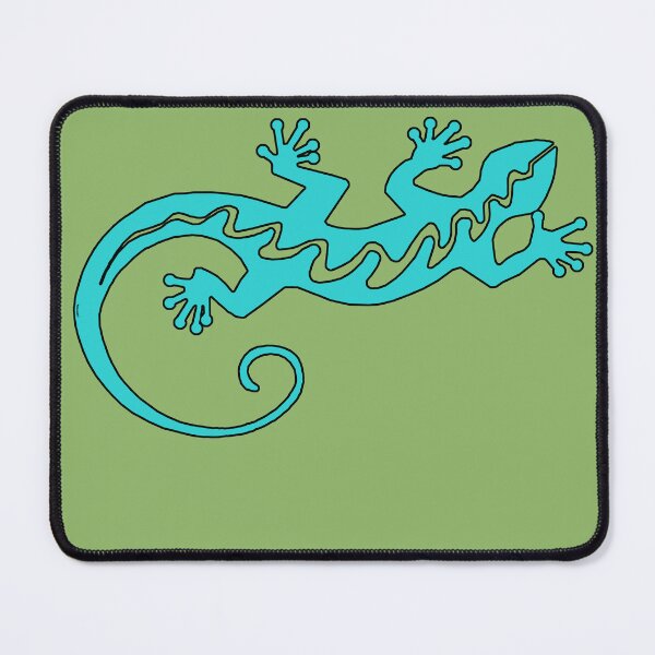 Item preview, Native American Inspired Lizard Turquoise Blue designed and sold by Havocgirl.