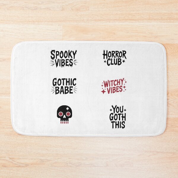 Item preview, Gothic Horror Spooky Quotes Sticker Pack designed and sold by ArtadoraDesignz.