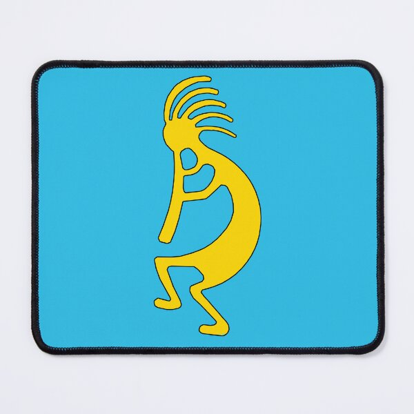 Item preview, Native American Inspired Kokopelli Golden Yellow designed and sold by Havocgirl.