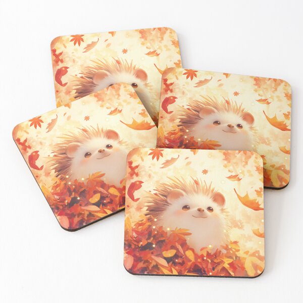 Item preview, Rustling Leaves Happy Hedgehog designed and sold by AshiraCreations.