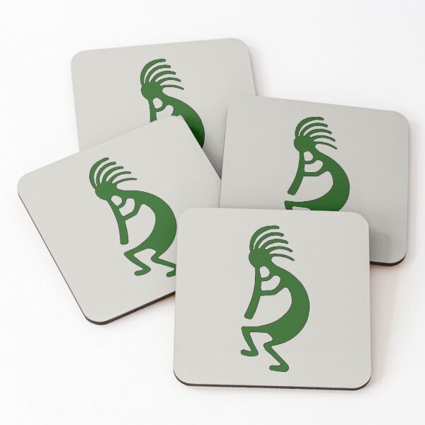 Item preview, Native American Inspired Kokopelli Green designed and sold by Havocgirl.