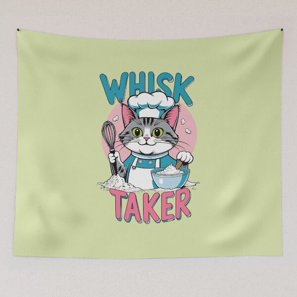 Item preview, Whisk Taker – Funny Cat Chef T-Shirt designed and sold by trendpotion.