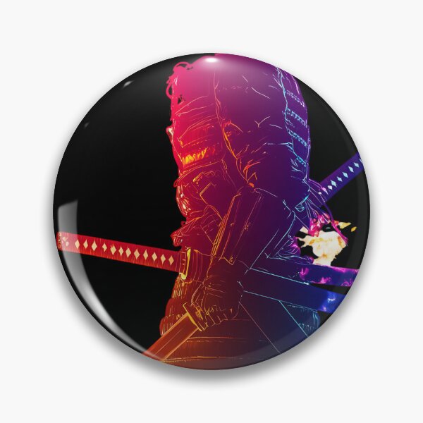Item preview, Neon Samurai Warrior in Cosmic Glow designed and sold by PixelReverb.