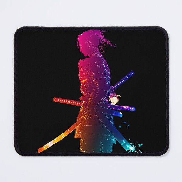 Item preview, Neon Samurai Warrior in Cosmic Glow designed and sold by PixelReverb.