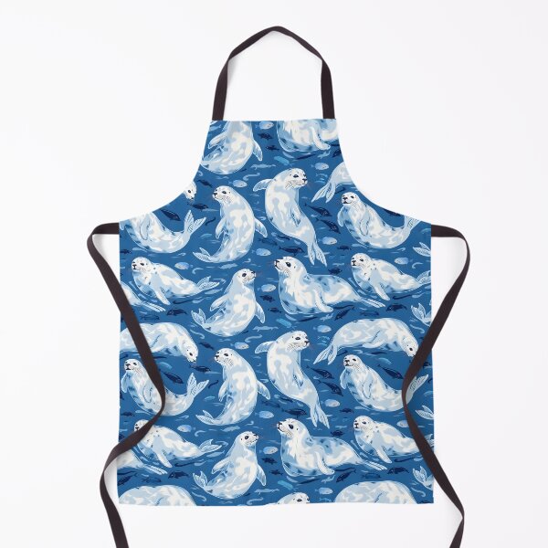 Item preview, Seal Blue Stars Pattern designed and sold by palaco210.