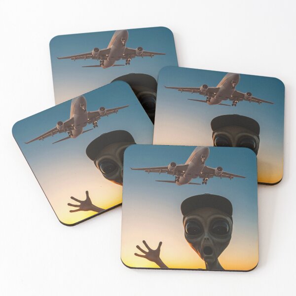 Item preview, Funny Alien Selfie On Earth Plane In Sky designed and sold by d247.