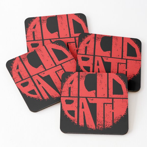 Item preview, Red Acid-Bath Band Logo designed and sold by Patu-san.