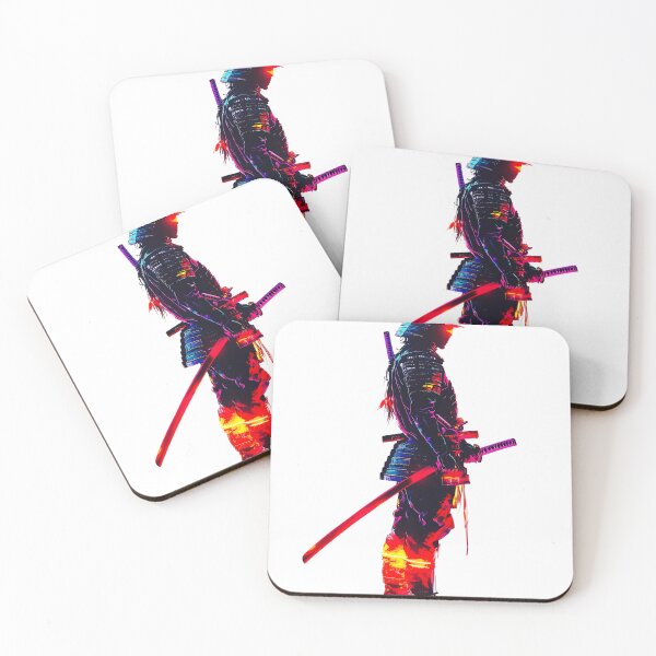 Item preview, Cyberpunk Samurai with Neon Glow designed and sold by PixelReverb.
