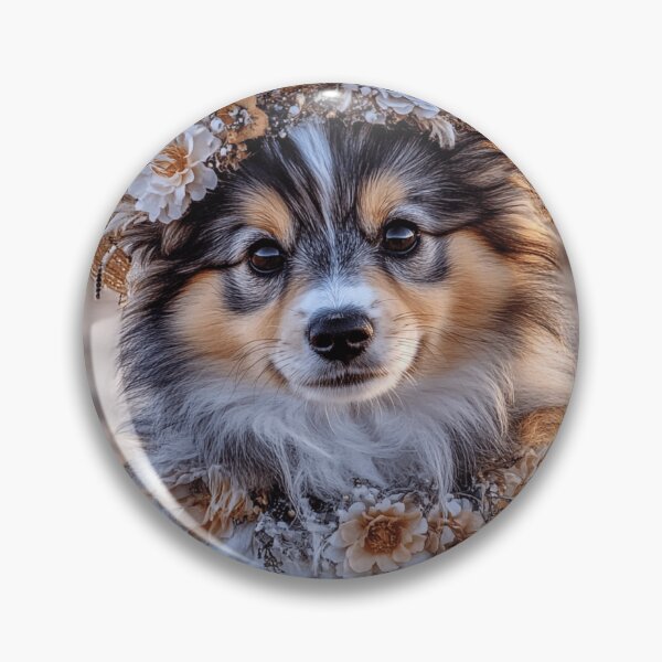 Item preview,  Chic Boho Finnish Lapphund designed and sold by Nocturne  Paws.