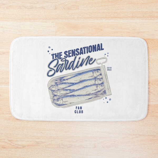 Item preview, The Sensational Sardine Fan Club ESTD 2022 designed and sold by MudcreekDesign.