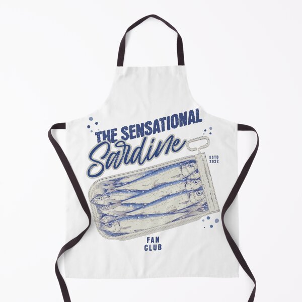 Item preview, The Sensational Sardine Fan Club ESTD 2022 designed and sold by MudcreekDesign.