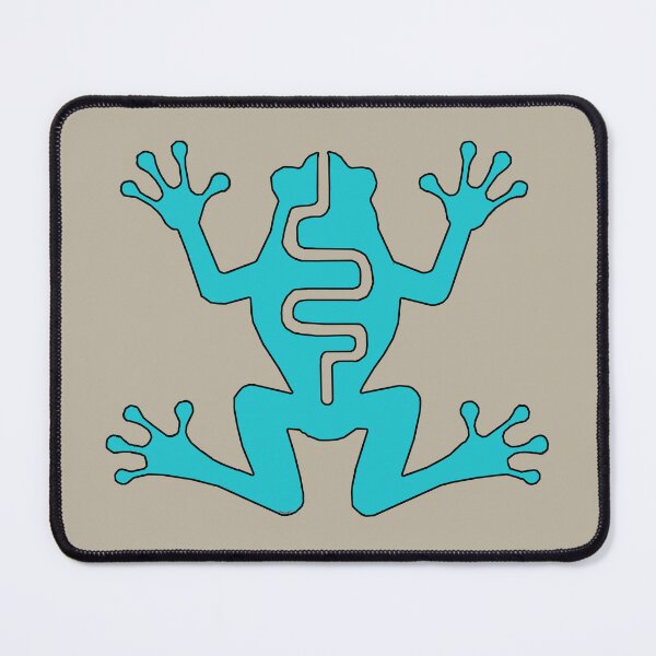 Item preview, Native American Inspired Frog Turquoise Blue designed and sold by Havocgirl.