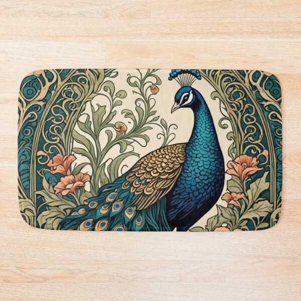 Item preview, Cottage Core Peacock, Interior Design Cottage Core, Nouveau Peacock designed and sold by NuancedComfort.