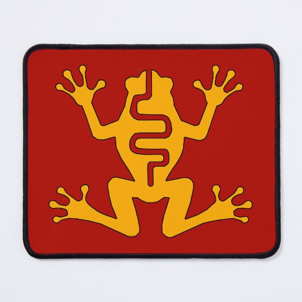 Item preview, Native American Inspired Frog Golden Yellow designed and sold by Havocgirl.