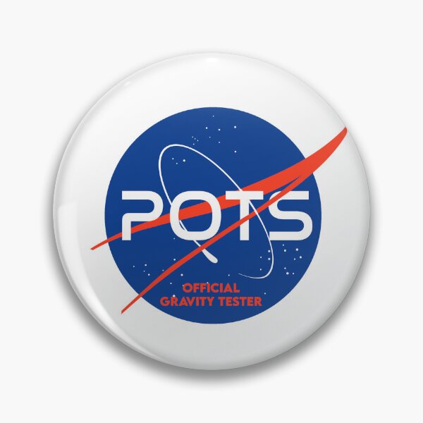 Item preview, POTS Official Gravity Tester NASA Patch designed and sold by TrashPandaCreative.
