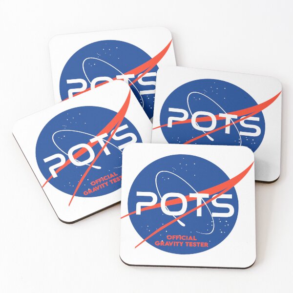 Item preview, POTS Official Gravity Tester NASA Patch designed and sold by TrashPandaCreative.