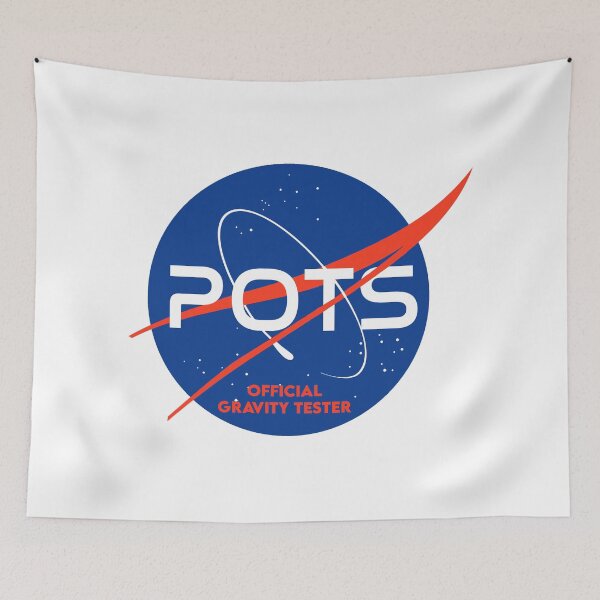 Item preview, POTS Official Gravity Tester NASA Patch designed and sold by TrashPandaCreative.