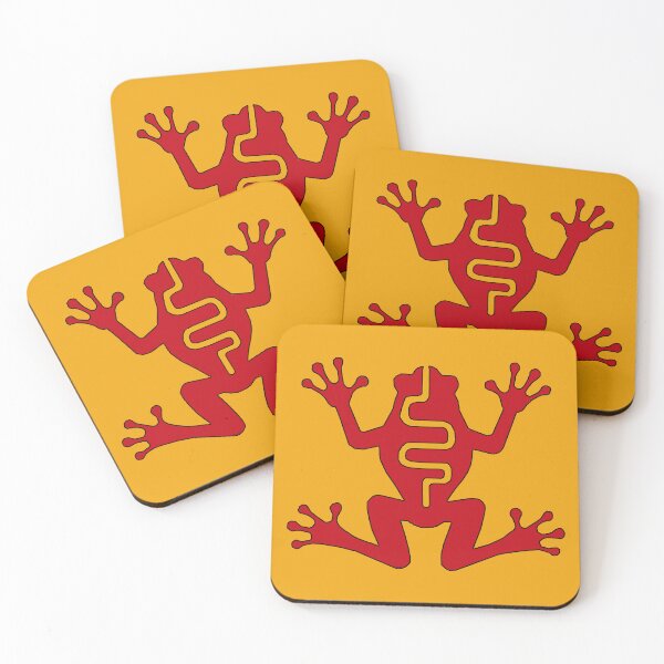 Item preview, Native American Inspired Frog Red designed and sold by Havocgirl.