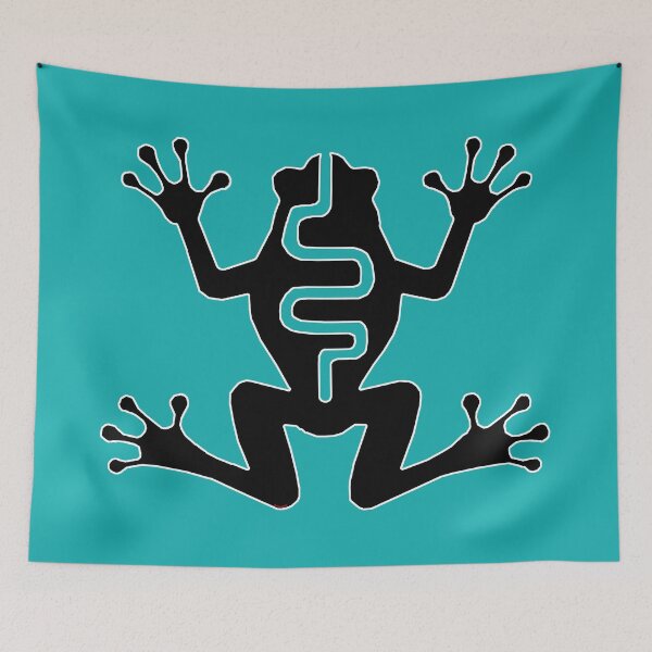 Item preview, Native American Inspired Frog Black designed and sold by Havocgirl.