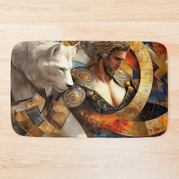 Item preview, Warrior and Beast: Strength and Color in the Marble Circle designed and sold by Reina75.
