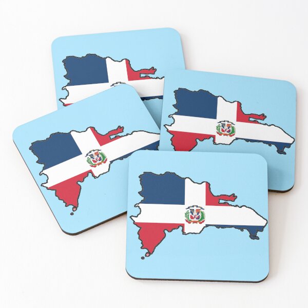 Item preview, Dominican Republic Map with Dominican Flag designed and sold by Havocgirl.