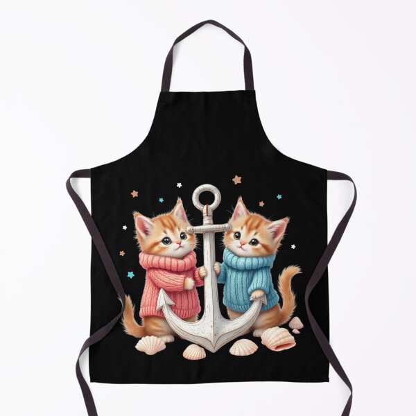 Item preview, Nautical Kitties designed and sold by Crazy Before Cats.