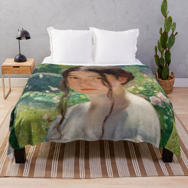 Item preview, Graceful Lady in a Sunlit Provençal Garden. Art By Carraann designed and sold by CARRAANN.
