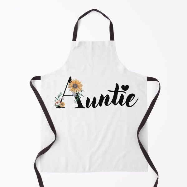 Item preview, Auntie ,with Single floral letter , designed and sold by Bostonfashion25.