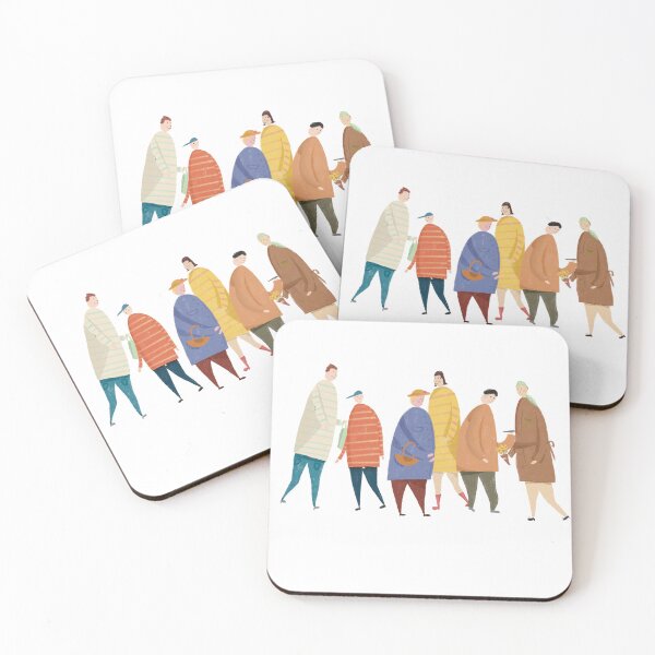 Item preview, People Walking Drawing designed and sold by saramunera.