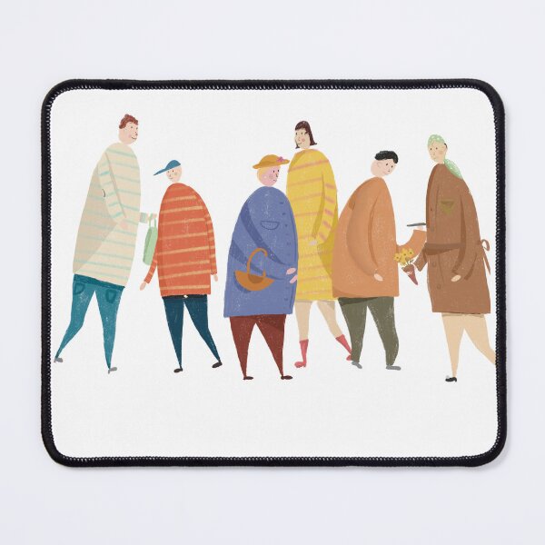 Item preview, People Walking Drawing designed and sold by saramunera.