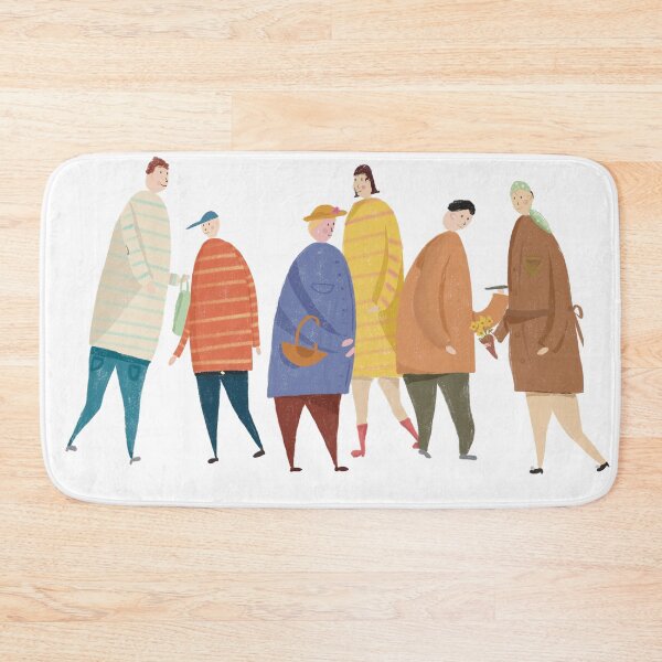 Item preview, People Walking Drawing designed and sold by saramunera.