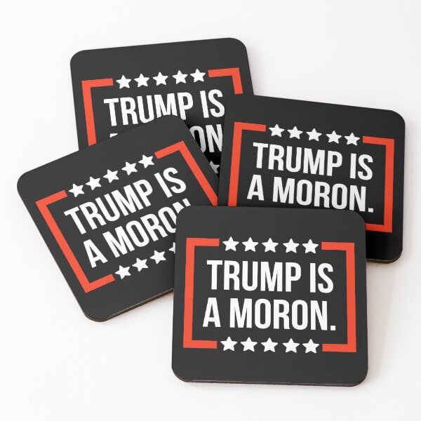 Item preview, Trump is a moron  designed and sold by Rachel the Artist .