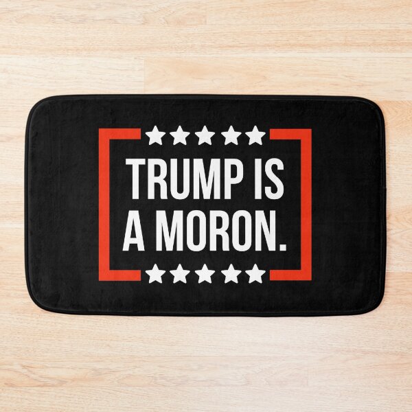 Item preview, Trump is a moron  designed and sold by Rachel the Artist .