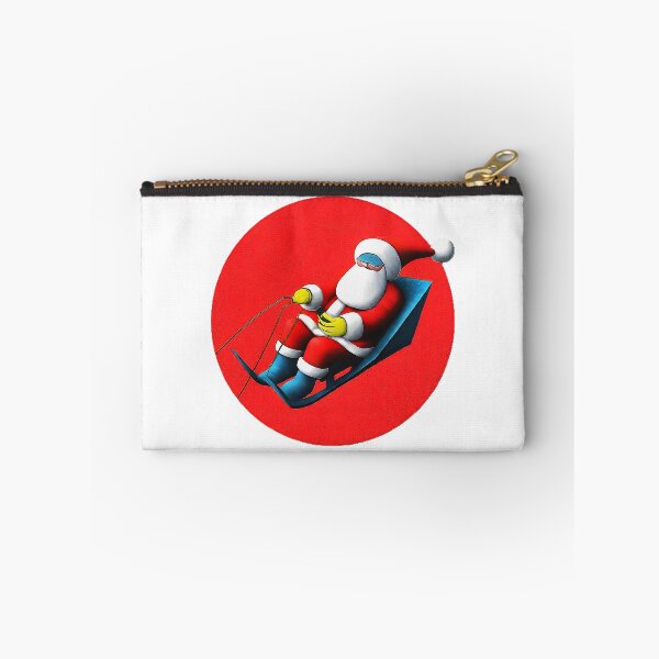 Item preview, Retro Santa on Sleigh , Cool Christmas Graphics , Holiday Santa Design , Unique Xmas Gift, Christmas Sled  designed and sold by Indyadizine.
