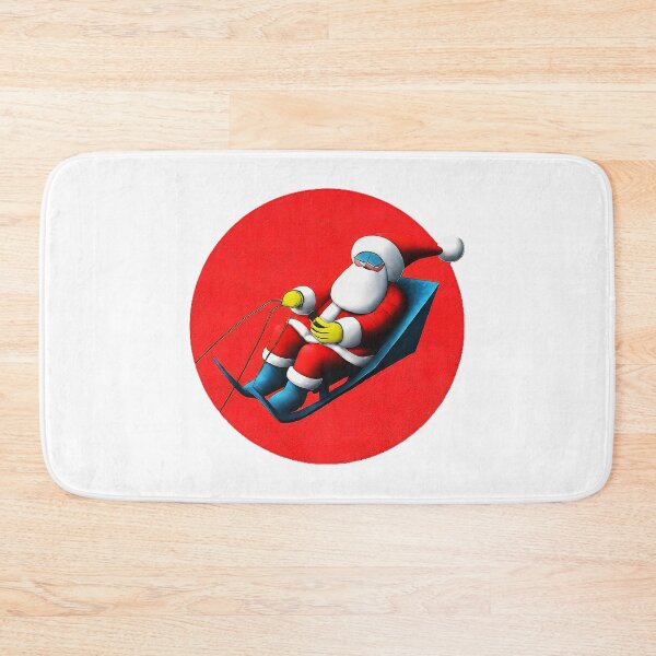 Item preview, Retro Santa on Sleigh , Cool Christmas Graphics , Holiday Santa Design , Unique Xmas Gift, Christmas Sled  designed and sold by Indyadizine.