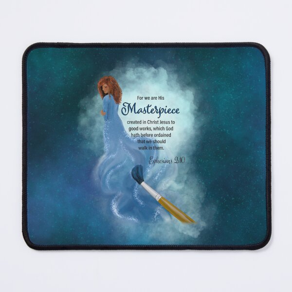 Item preview, His Masterpiece | Ephesians 2:10 | Blue Background designed and sold by FruitfullyC.