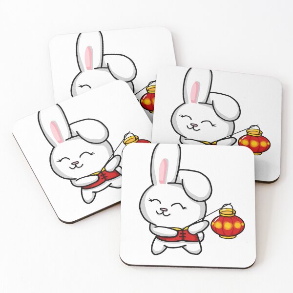 Item preview, Lunar New Year Rabbit with Lantern designed and sold by Sweet Dreams Of Art.