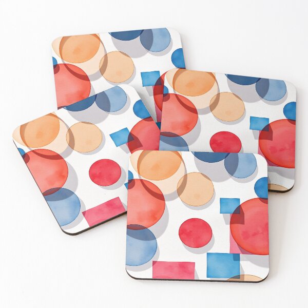 Item preview, Vibrant Circles And Squares Harmony designed and sold by ChrisButler.