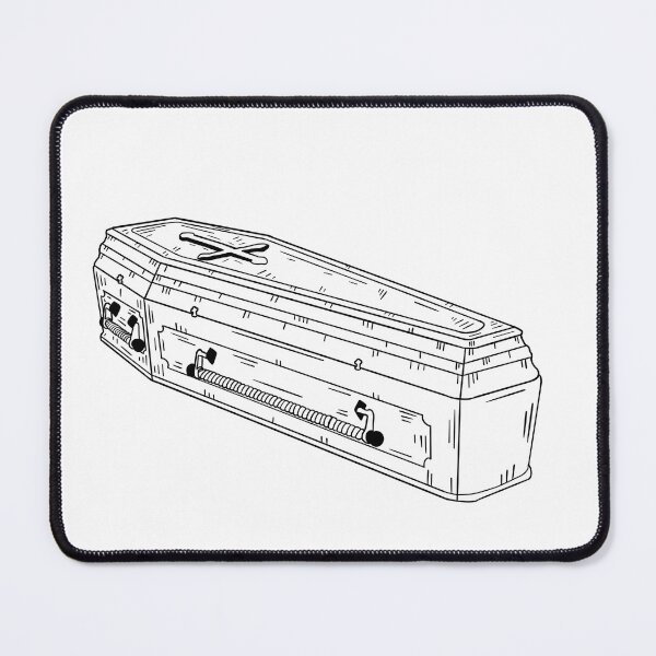 Item preview, Goth coffin designed and sold by InkKountess.