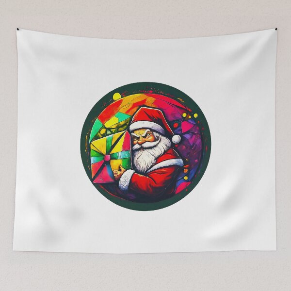 Item preview, Christmas Santa Claus with Present Graphic , Holiday Season Festive , Santa  Gift, Cool Xmas  designed and sold by Indyadizine.