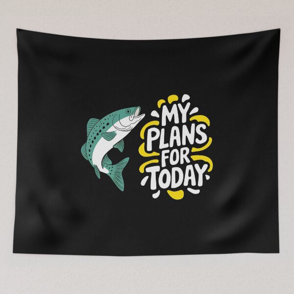 Item preview, My Plans for Today: Funny Fishing designed and sold by Karsten Stier.