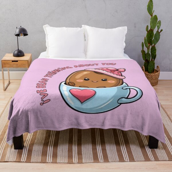 Item preview, I've Bean Thinking About You - Valentine Coffee Pun designed and sold by LMoonDesigns.