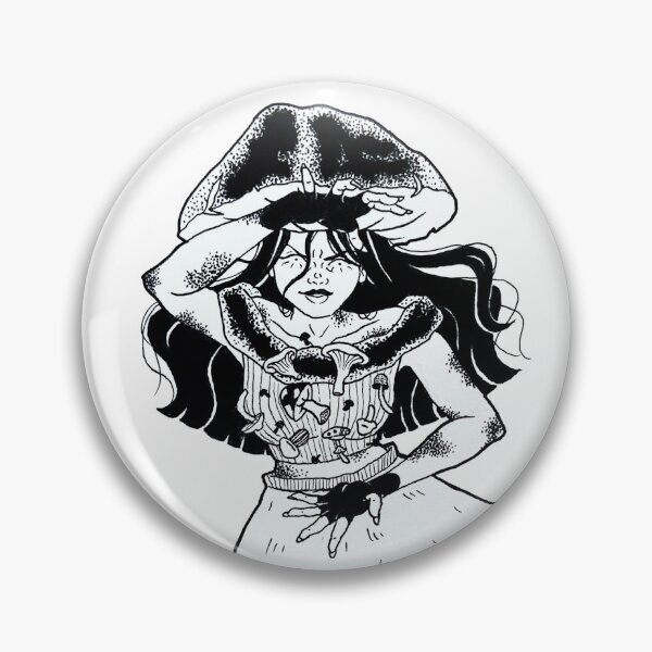 Item preview, Mushroom Witch designed and sold by Mariah Hall Art.