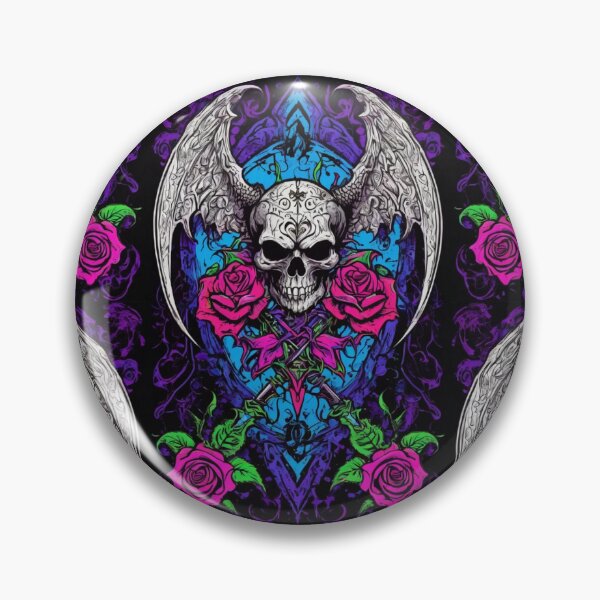 Item preview, Skull & Roses designed and sold by TheDarkWardrobe.