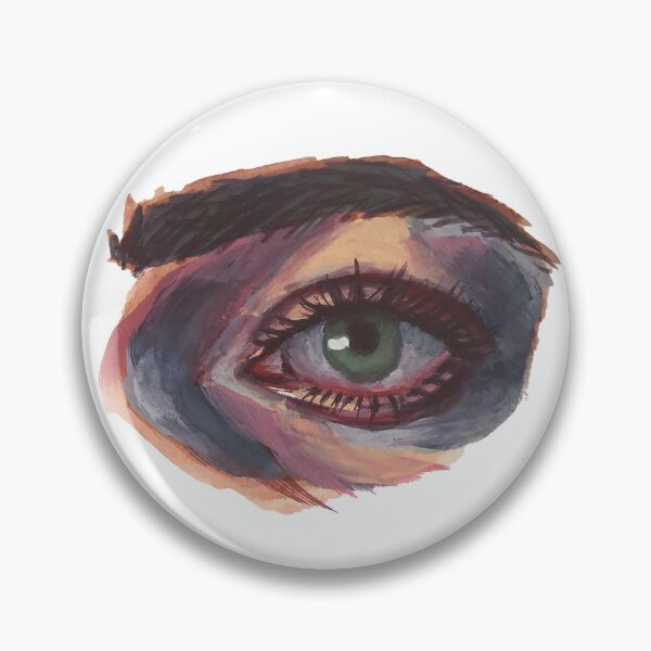 Item preview, Gouache Eyeball designed and sold by Mariah Hall Art.