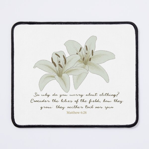 Item preview, Consider the Lilies designed and sold by Lily Crockett.
