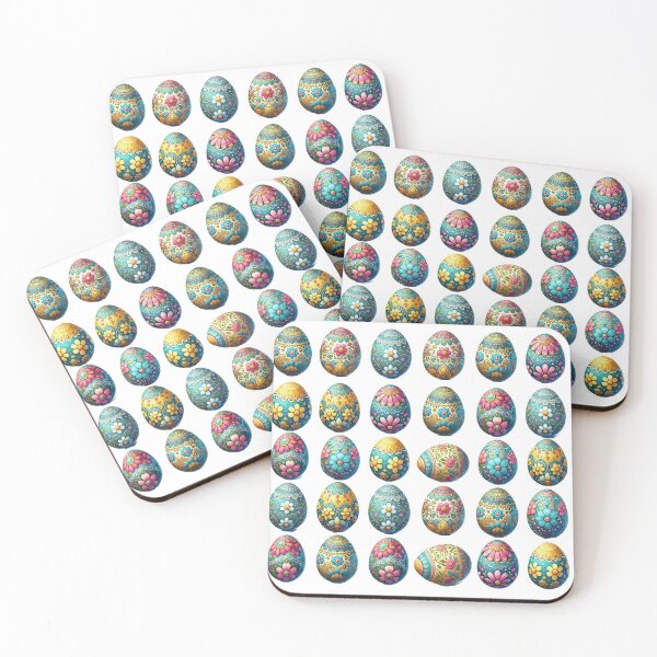 Item preview, Whimsical Hand-Painted Easter Eggs designed and sold by KittyKatto.