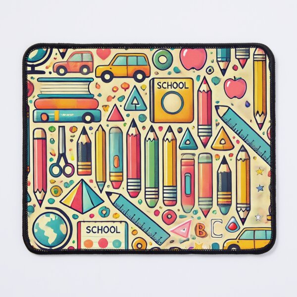 Item preview, School - Pencils, Books, and Erasers designed and sold by KittyKatto.