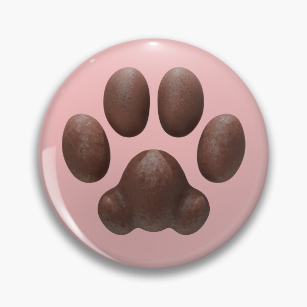 Item preview, Domestic Cat-styled 3D Pawpad Design (Brown) designed and sold by Daymusik.